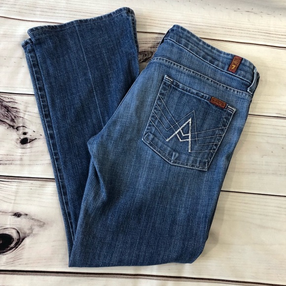 7 For All Mankind Denim - 7 For All Mankind “A Pocket” Bootcut Jeans Sz 32